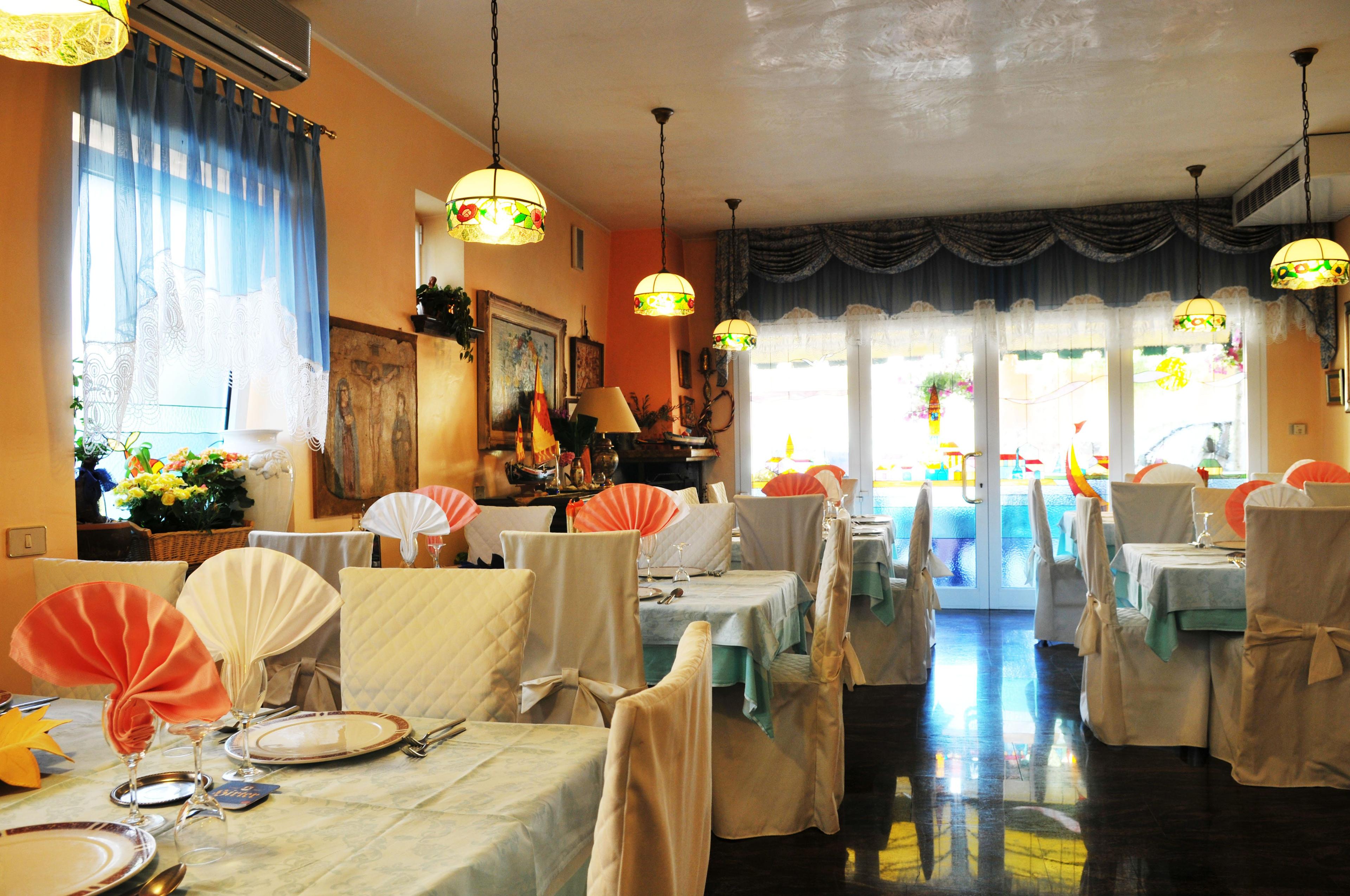 Sala del Ristorante Fabrizio a Caorle